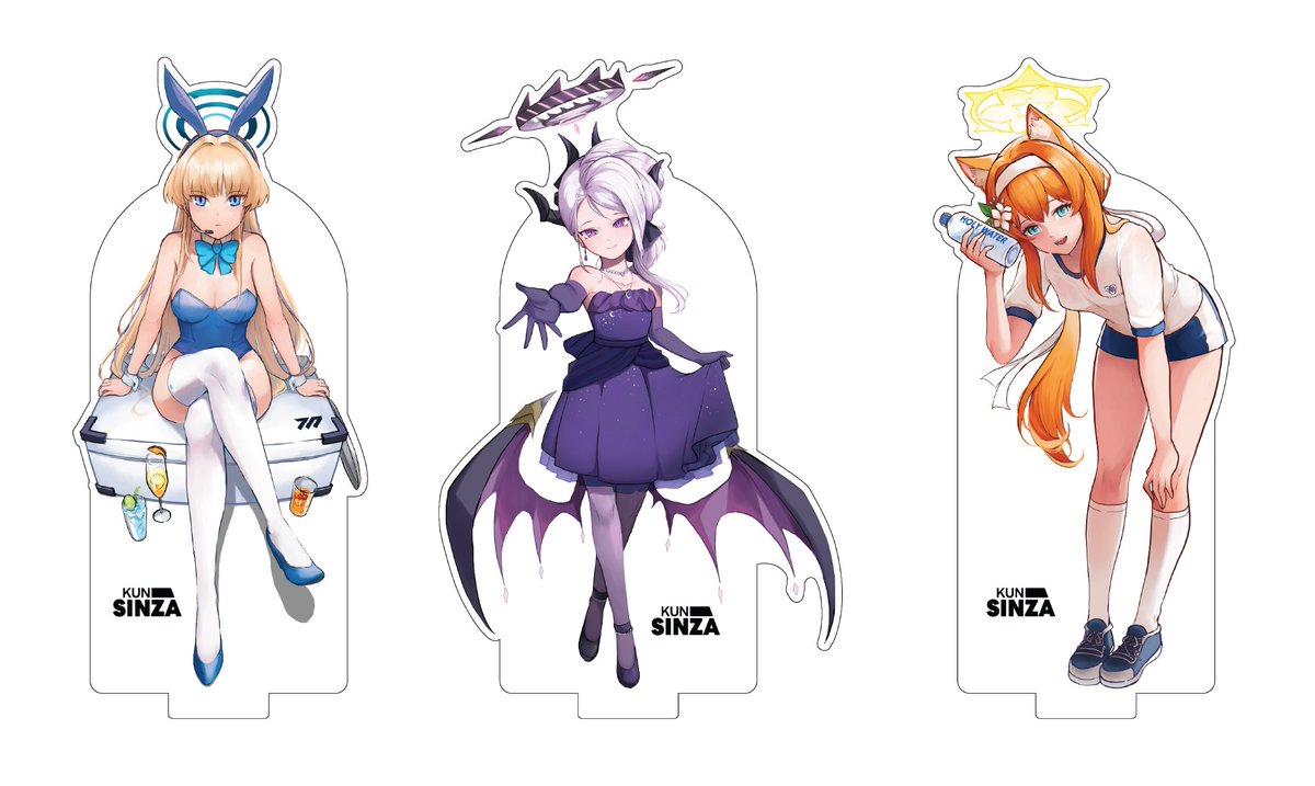SeanBOI12123's tweet photo. die-cut sample of my fanmade merch.😘 ( Standee 2/2 )

#BlueArchive https://t.co/7PNhgP4XkC