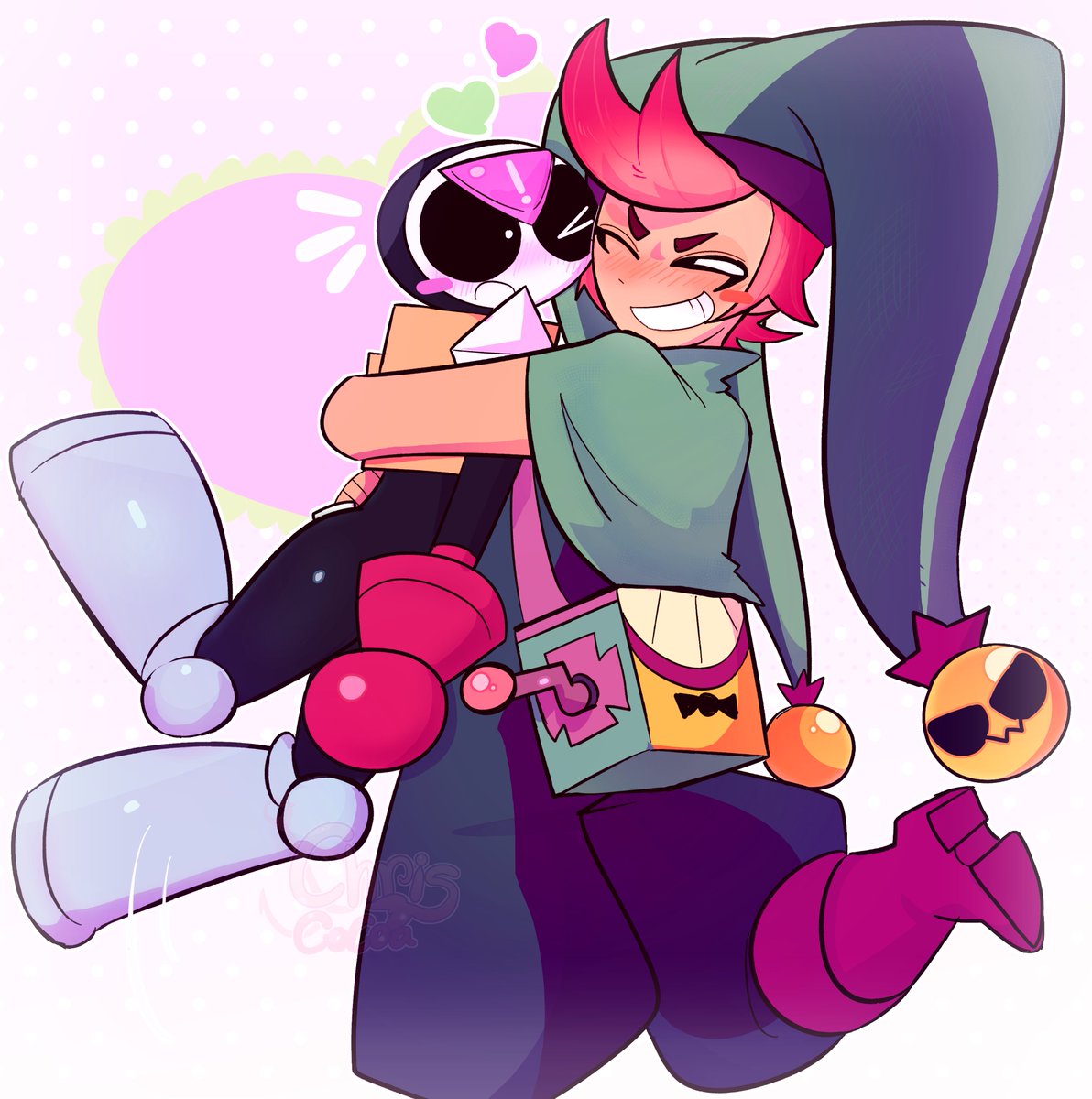 Chrisapplekun's tweet photo. yaoiyuri  ^_^
#BrawlStars #Meeple #brawlstarfanart #chester 
#meepster https://t.co/01ZlEVJYjR
