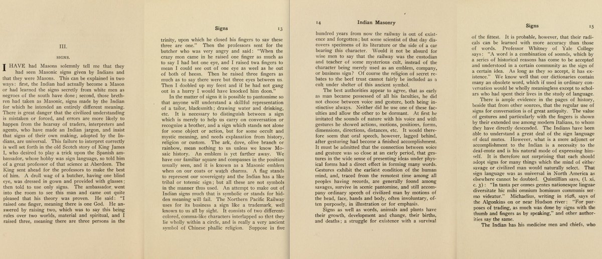 ssanchu33's tweet photo. They helped the White Men to Conquer and Kill their Brothers and Sisters...always same Method...

" Indian Masonry "

- 1970
- Book by Wright, Robert C.

Download Link - Click here:
https://t.co/lW6FEk4yuH https://t.co/mqaAr9gjpr