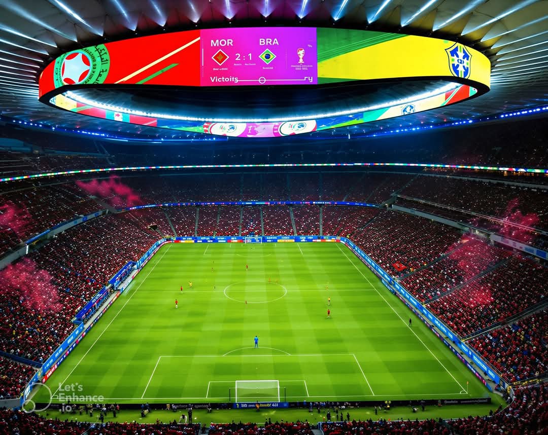 fydly1's tweet photo. فقط تخيل نهائي كأس العالم 2030  بين #المغرب و #إسبانيا  على هذا الملعب الضخم 🇲🇦، خاصة أنه سيتم استخدام تقنية Halo LED لأول مرة في إفريقيا والشرق الأوسط 🔥🏟️ https://t.co/Jqhmg2pIL9