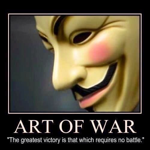 XyxvYella's tweet photo. The greatest Victory is that which requires no Battle. https://t.co/APjJWg1Z2H