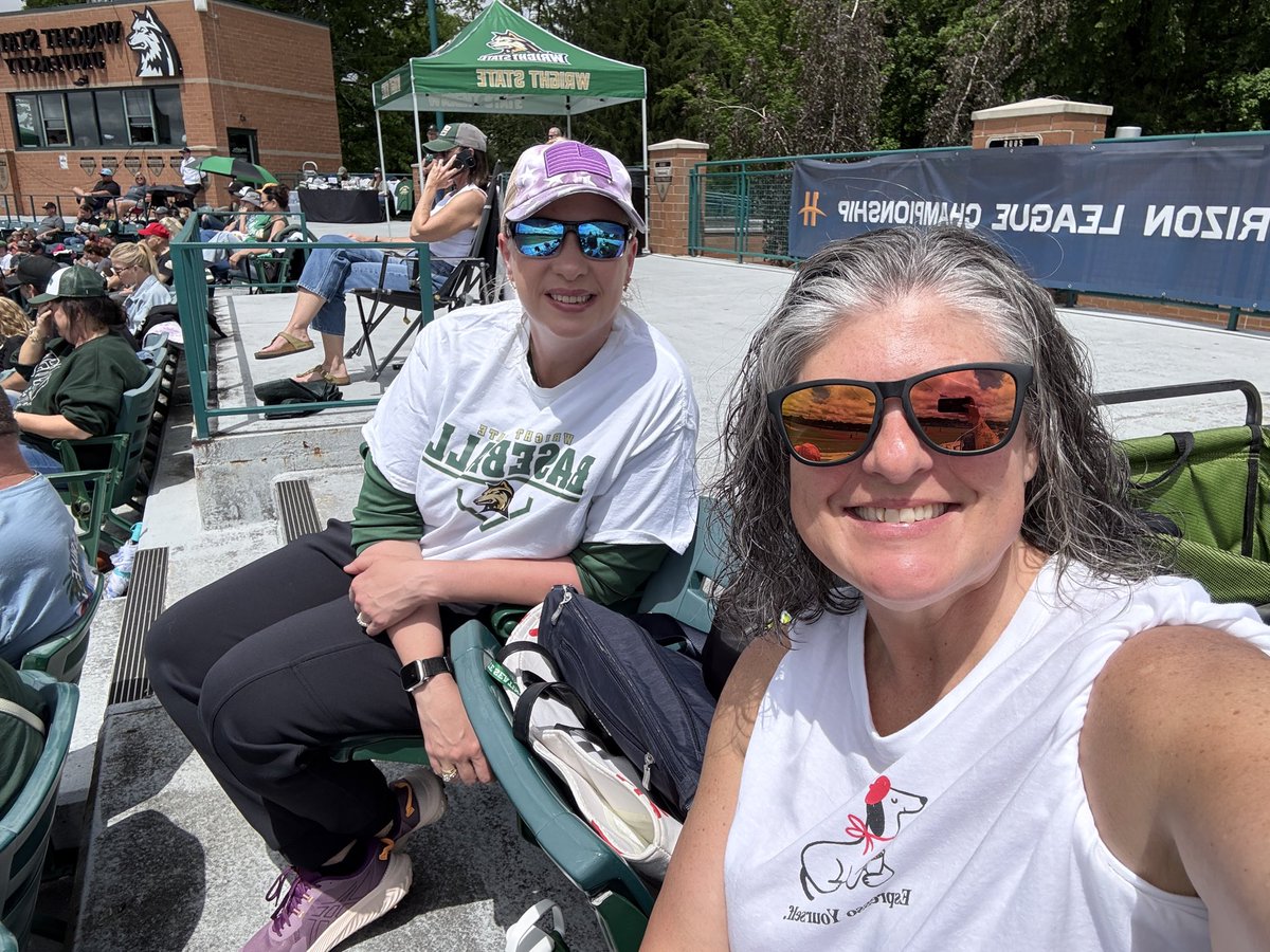 My_Crazy_Life's tweet photo. Another day at the ballpark!!! Let’s go boys!!!! @WSURaidergang https://t.co/U5bX4uuoob