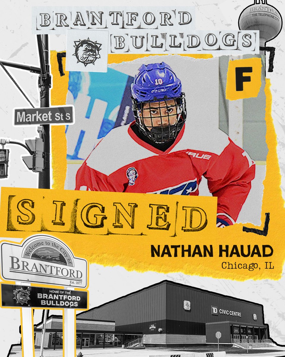Bulldogs_PR's tweet photo. SIGNING: The Brantford Bulldogs are extremely proud to announce the signing of @UConnMHOC commit, forward Nathan Hauad. 

“I’m super excited to be part of the Bulldogs family and play in front of the best fans in the OHL!”  

Details: https://t.co/LnhomLvWp4

#BFD #OHL https://t.co/CSkddL7hyV