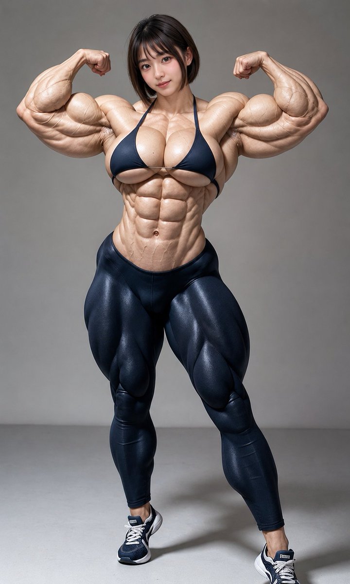 BWBA | Muscle Girl AI Art tweet media