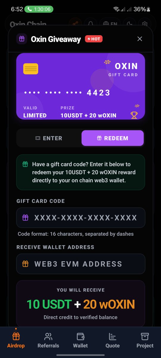 Oxin Chain tweet media