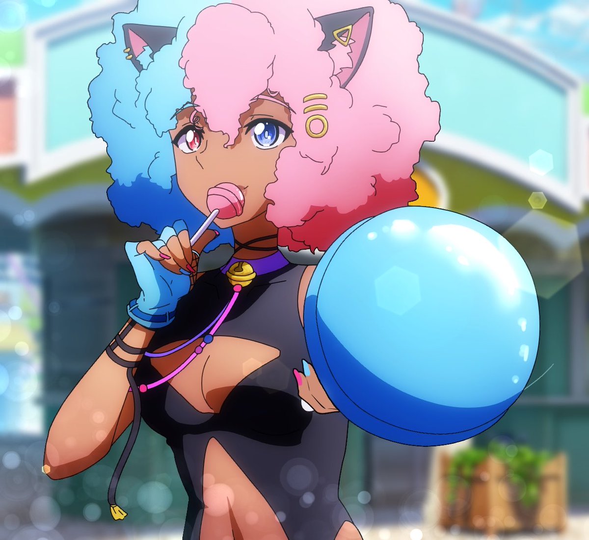 sweets! 🐈⬛🍭『 cyberpunk fixer 』 tweet media