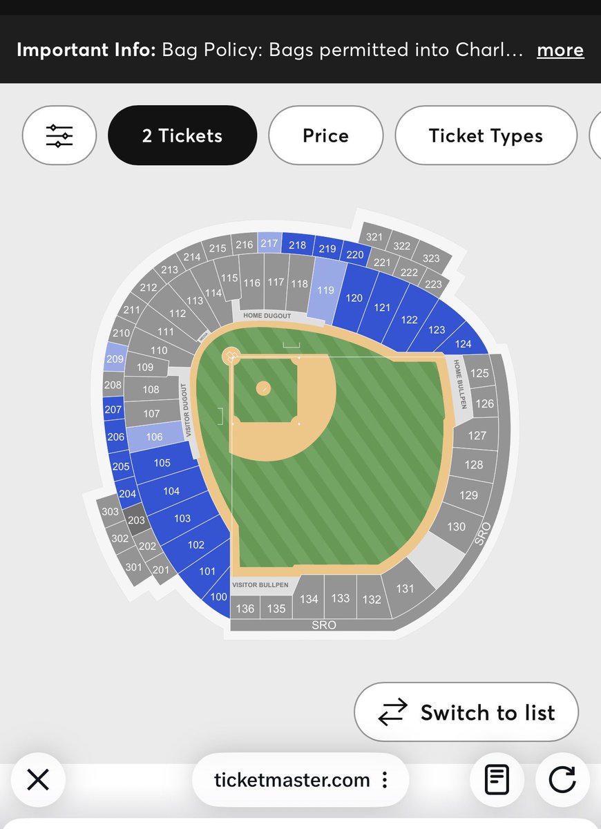 Sean_Callahan's tweet photo. Finally Ticket Master opened up all the sections for todays Big Ten semifinals instead of doing them one at a time as they sell. https://t.co/bL9WcJUVcC