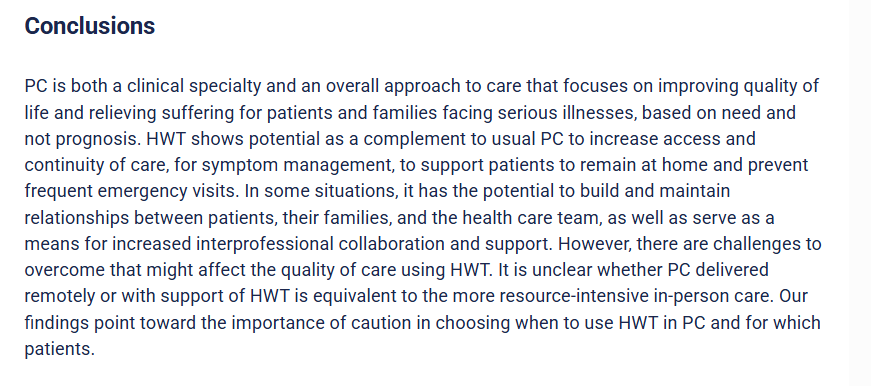 Info4Practice's tweet photo. New on https://t.co/8pxKdRE5qp | Use of Health and Welfare Technology in Palliative Care: State-of-the-Art Review | https://t.co/C0NB80fN2Z https://t.co/ZK2XE3DNCg