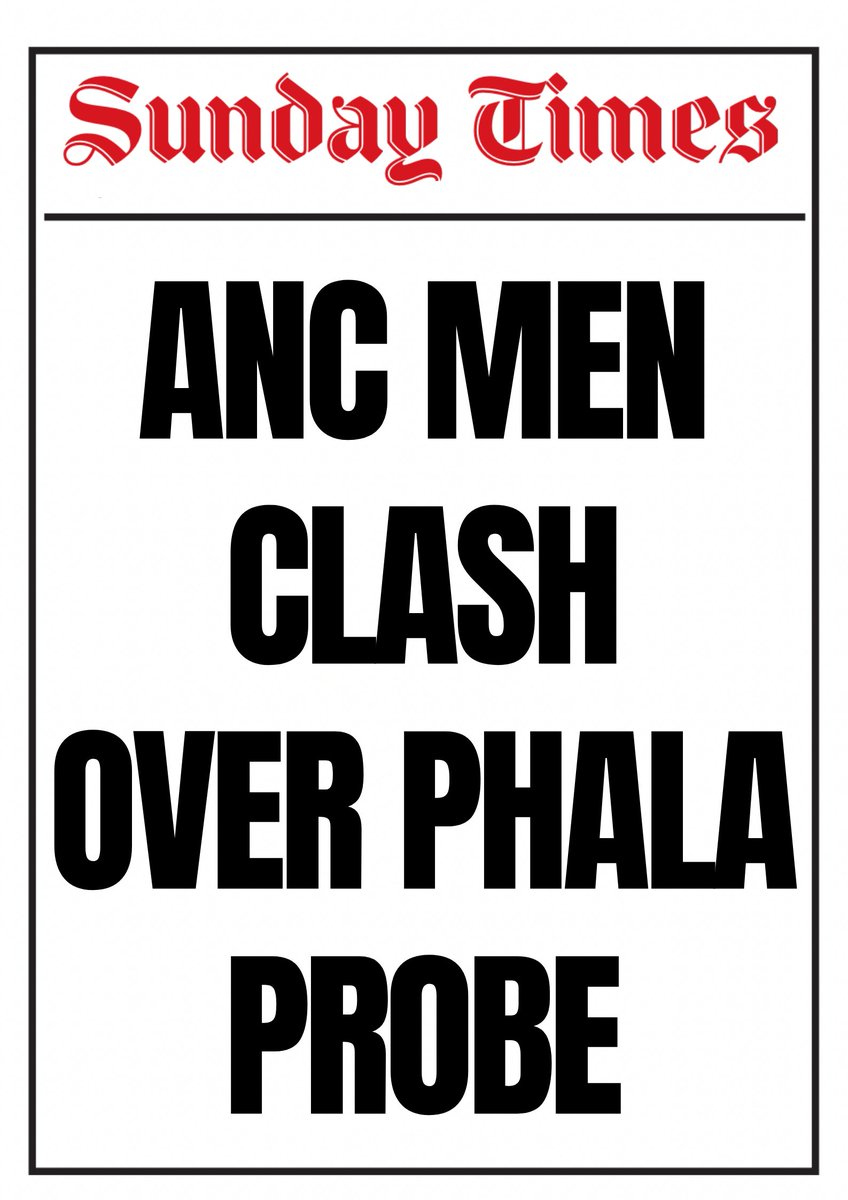 SundayTimesZA's tweet photo. Details in the #SundayTimesZA tomorrow https://t.co/o25nH7drV8