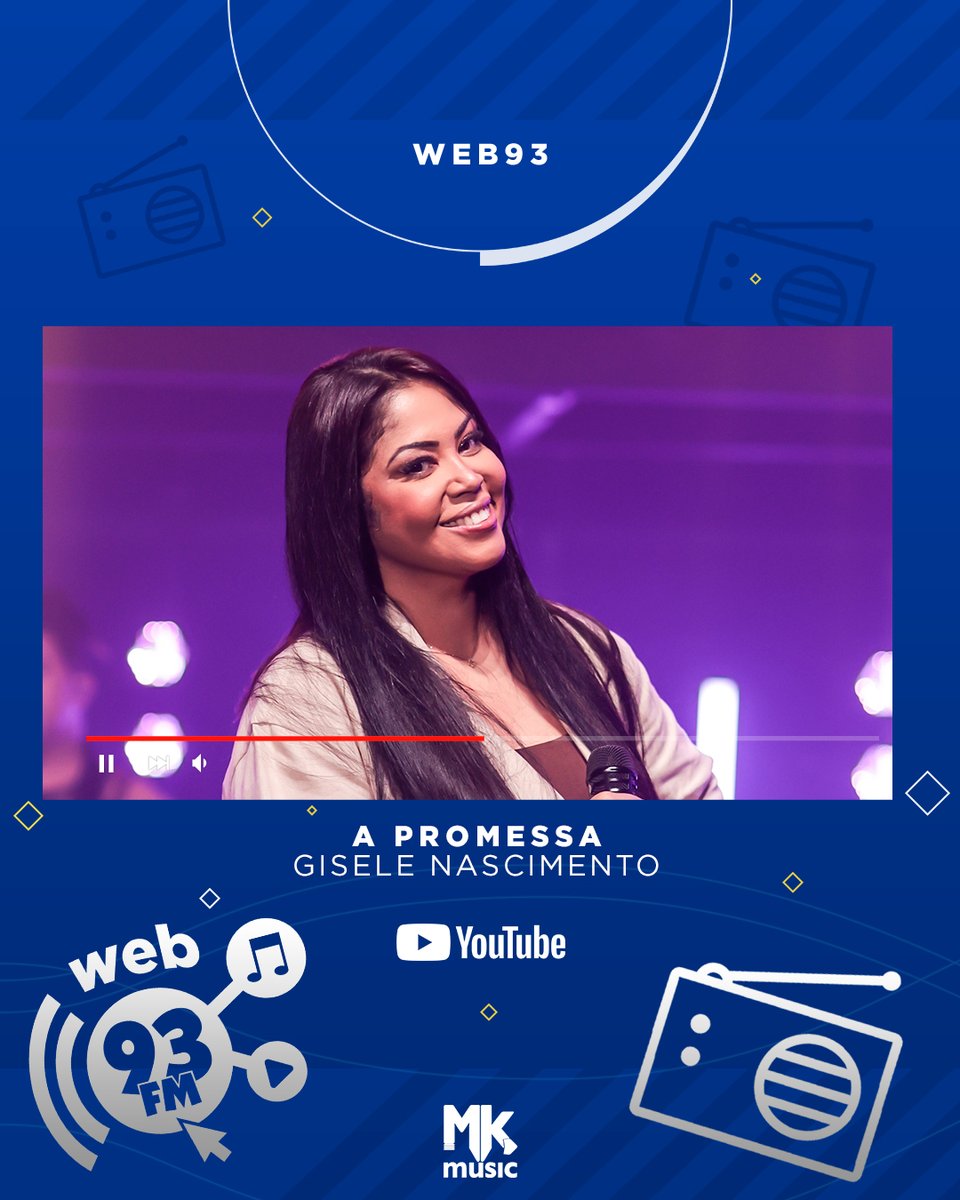 MKMusicBrasil's tweet photo. A canção “A Promessa”, da @Gisele_Nasc, foi destaque no programa #web93, da Rádio 93 FM. Incrível, né? ⁣Assista à programação completa no canal da Rádio do povo de Deus, no YouTube.

🎧OUÇA A PLAYLIST ➡ https://t.co/b2U3JVQVpF

#Web93 ⁣#APromessa #GiseleNascimento https://t.co/1QlKNx14w8