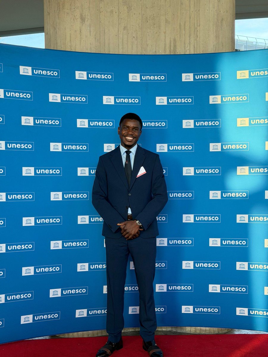 Bluehope_H's tweet photo. 🌍 Heureux d’avoir participé à la Semaine Africaine 2026 de UNESCO consacrée aux enjeux de l’eau et de l’assainissement durable en Afrique. 💧🌱

#AfricaWeek2026 #UNESCO #Agenda2063 #DéveloppementDurable #Afrique https://t.co/lijZ7lS4Br