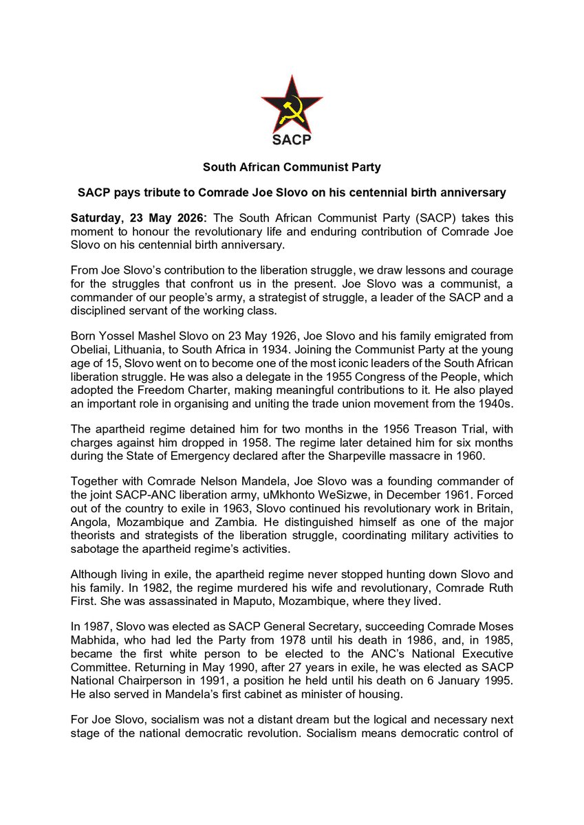 SACP tweet media