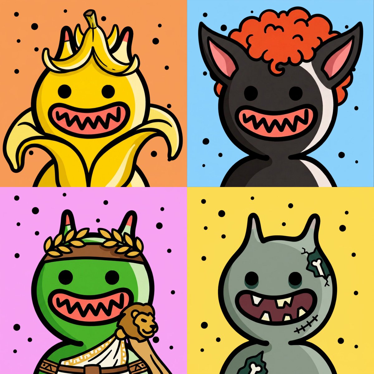 Canniboogs's tweet photo. We are the  Canniboogs 
A chaotic tribe born deep within the jungle. 🦴
Only 4444 Canniboogs will ever exist. ☠️

The ritual has begun... 🪄
Secure your place on the tribal WL before it’s too late. 

The Boogs are awakening. https://t.co/mYwvATs8Js