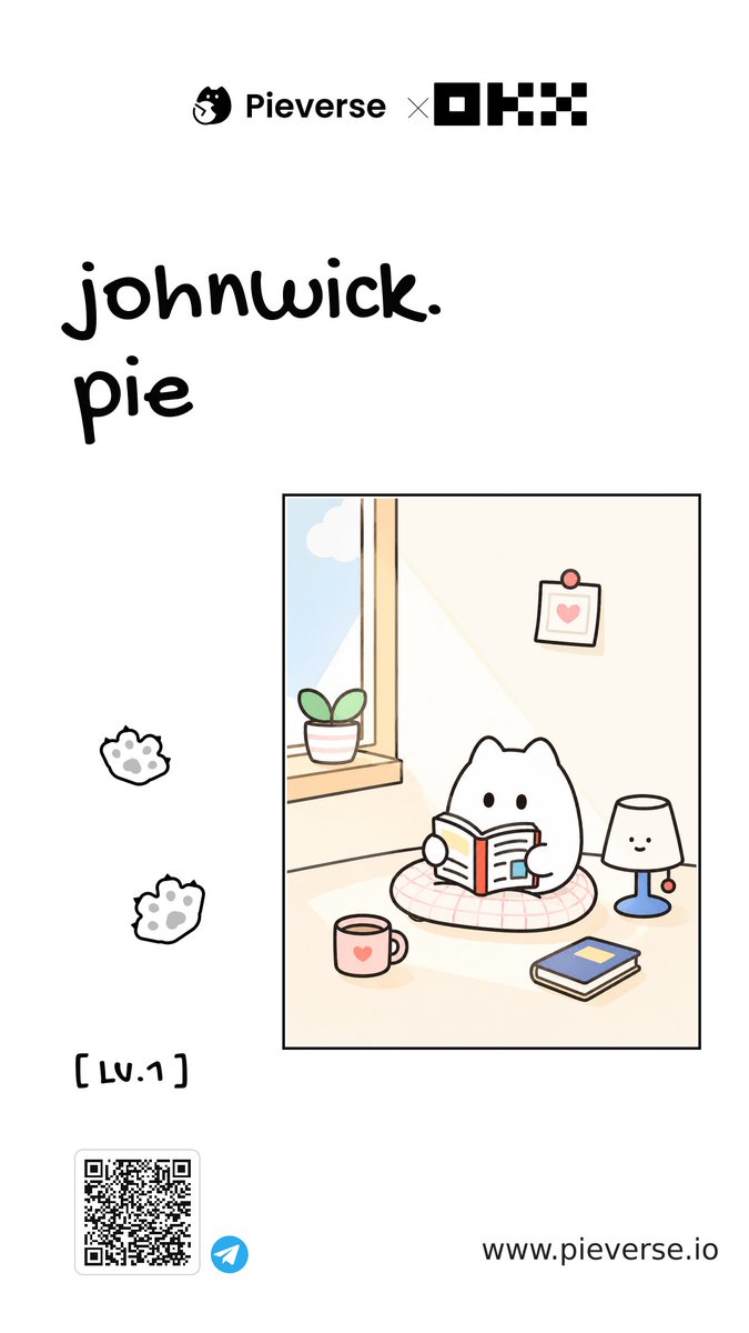 echobite62's tweet photo. Meet johnwick.pie — my onchain agent on @pieverse_io.
Wallet, skills, deployed in Telegram. Took about 60 seconds.
https://t.co/75AN5WiaV3
@pieverse_io @pieverse_agent0 #PurrfectOnchain https://t.co/U9gE8vQMOQ