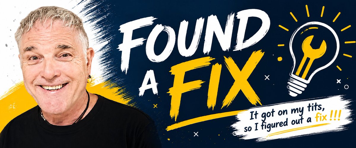FoundAFix's tweet photo. So… I finally decided to start a YouTube channel. 📷
It’s called Found A Fix, and it’s basically where I share the everyday things that annoyed me enough to figure out a better way of doing them.
https://t.co/klH5xNs2VZ https://t.co/UTUEcour01