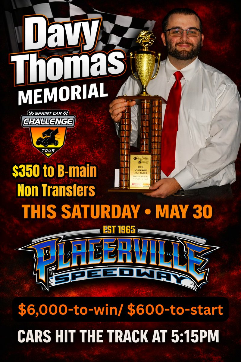 360SCCT's tweet photo. The red clay high banks of Placerville Speedway await the SCCT Sprinters for the Davy Thomas Memorial this Saturday!

Tickets: https://t.co/eeEANC1ymk 
Live Vide: https://t.co/hzK7riPP71 https://t.co/nFLtV6kiLY