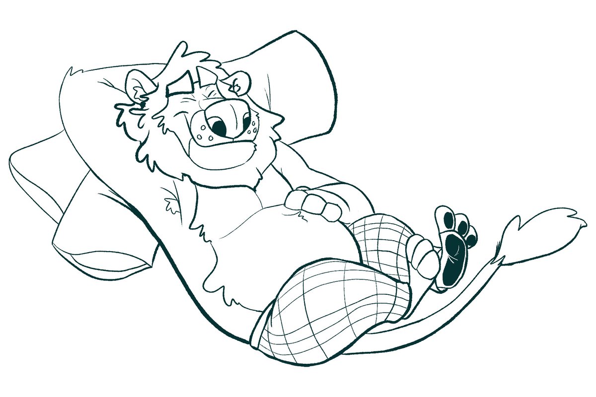 scruffydraws's tweet photo. Lazy Saturday vibes. https://t.co/fJbggYHxVS