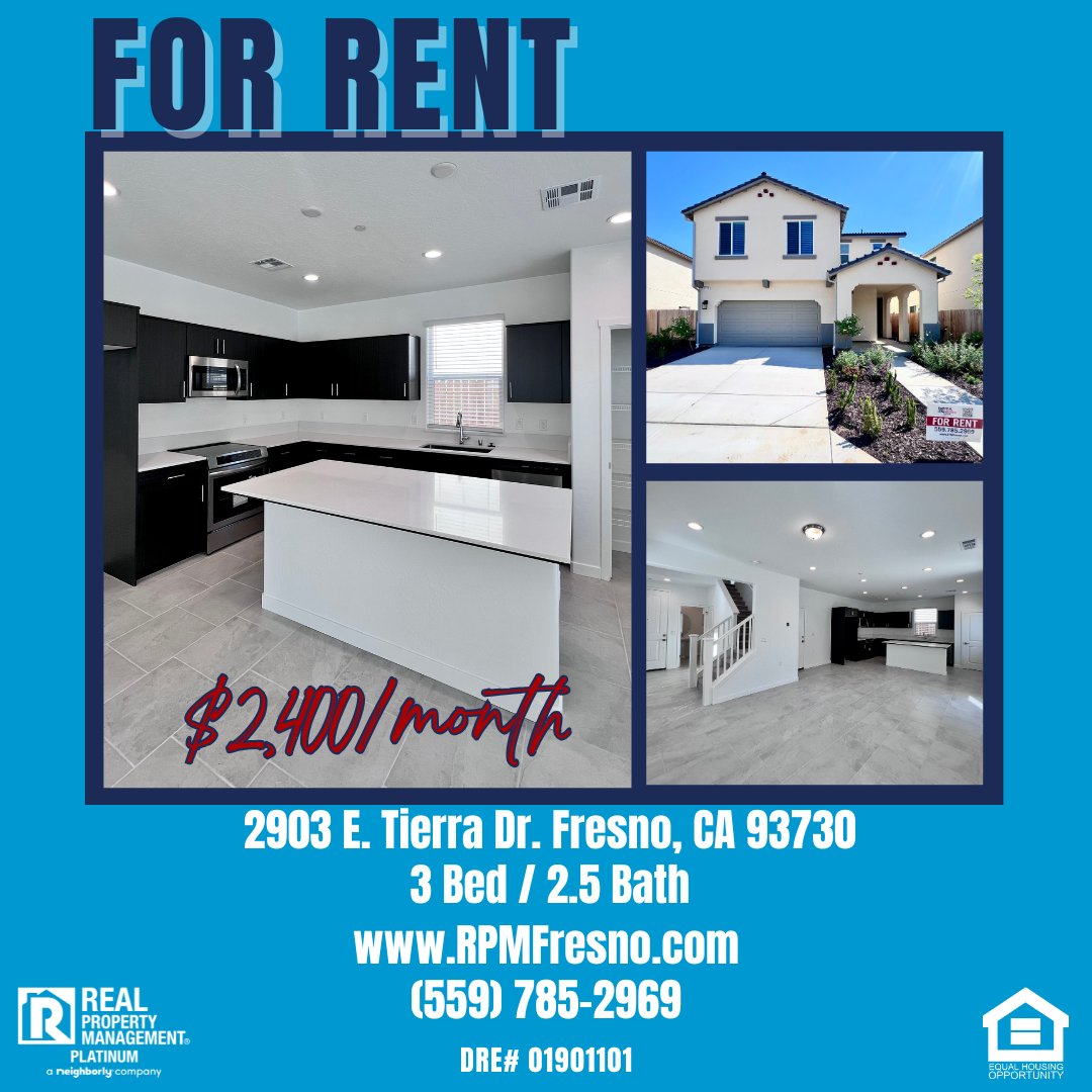 RPMFresno's tweet photo. Looking for a new place? Available to rent now! Contact us today to find your perfect home. 🏡✨ #RentalOpportunity #HomeSweetHome #FresnoHomes #FresnoRentals #Neighborly https://t.co/T8lUsB05tj