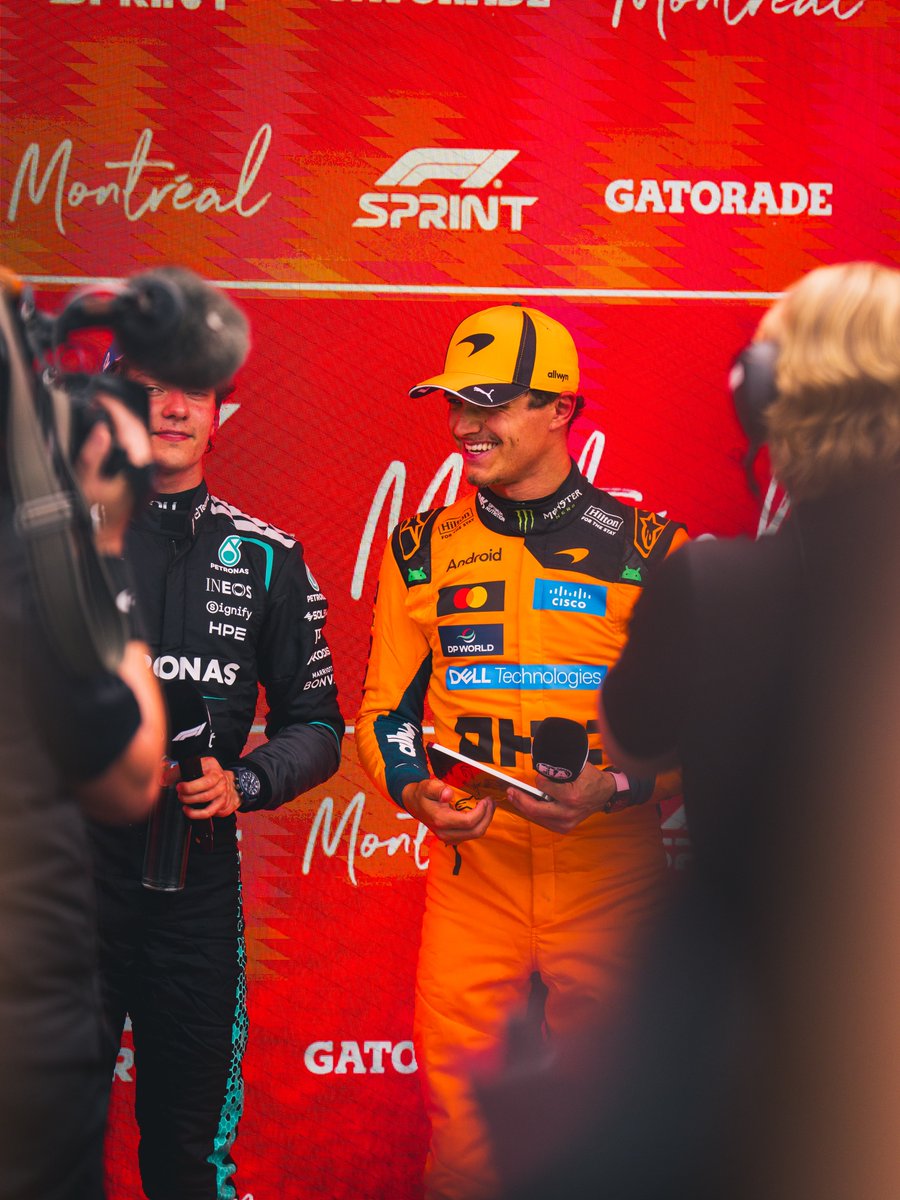 McLarenF1's tweet photo. Sprint P2 in the bag 💼✔️

#McLarenF1 | #CanadianGP 🇨🇦 https://t.co/xwLuiWHzCq