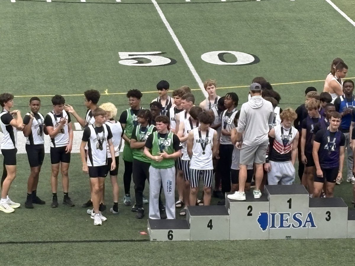 SHJHAthletics's tweet photo. Congratulations to the 8th Grade 4x200M of Caleb Thomas, Titus Pinta, Johnnie Royal, and Dakarai Simmons who finished in 6th Place at the 2026 IESA 4A State Championships with a time of 1:37.69! GO SPARTANS! #Cx3 https://t.co/svaq5eo05L