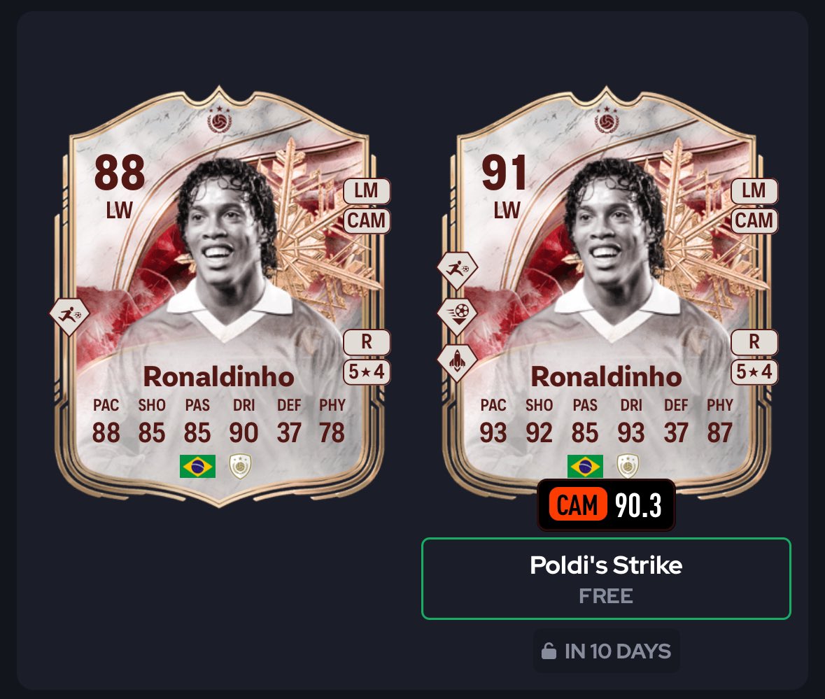 FUT_Z5's tweet photo. تطويره اسطوريه توفرت الان 💣💣💣💣💣💣

التطويره مجانيه 👏👏👏👏👏👏

شروطها المركز LW والريت ماكس 89 ⚠️

تشمل الساحر رونالدينهو 💛💛💛💛

- شيكوا على انديتكم من تشمل عندكم 👀 ؟ https://t.co/npFLZ5ku7Y
