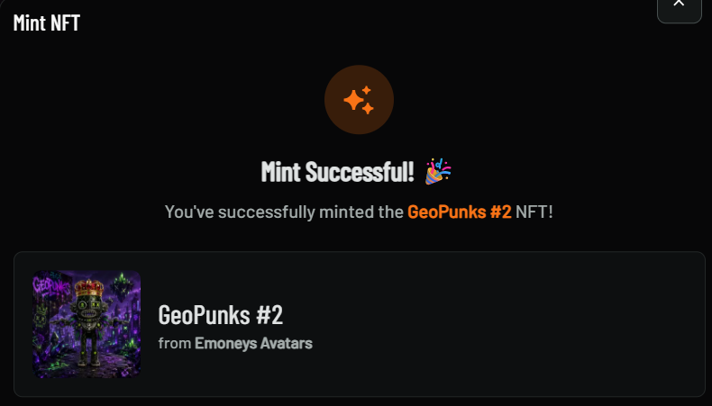tejbuilds's tweet photo. Just collected @Punks16252  "GeoPunks #2" from "Emoneys Avatars" on @OpenPageHQ! https://t.co/HKVxChxEuc