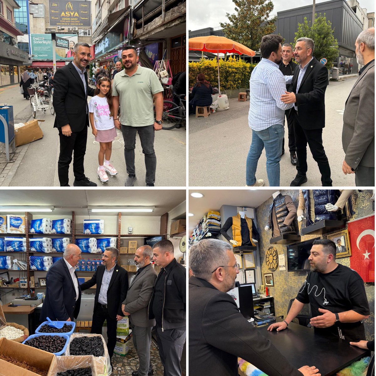 erdemercan54's tweet photo. Cadder Başkanımız Yaşar Yıldırım ve Türk Metal Sendikası Sakarya Şube Başkanımız Olcay Meriç ile birlikte bayram öncesi Çark Caddesi, Dar Sokak ve Uzunçarşı’daki dostlarımıza, kardeşlerimize hayırlı işler temennilerimizi ileterek, şimdiden bereketli ve huzurlu bayramlar diledik.

Bizleri her zamanki güler yüzü, içten samimiyeti ve hoş sohbetiyle karşıladılar. Kendilerine teşekkür eder, sağlıklı bayramlar dilerim. 🤝