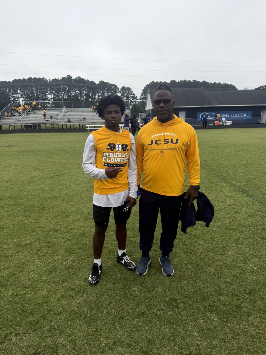 joski2official's tweet photo. Had a great day at Johnson C Smith. I went 6-2 at safety, and 4-2 at wr, grateful for the opportunity.
@CoachHeaston @GchsRam https://t.co/u1DDYoj8YE