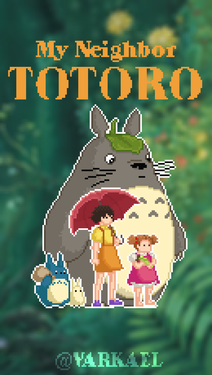 Varkael_'s tweet photo. 🌱Totoro Pixel art🌱

#Ghibli https://t.co/6HlaCizYp6