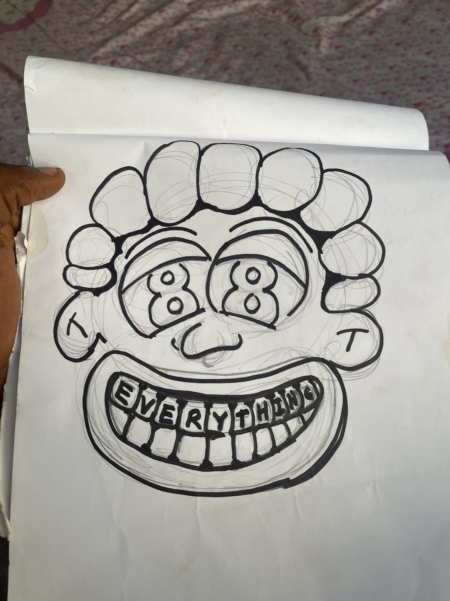 Sammmeeeyy's tweet photo. From raw sketch to full digital glow, chain pendant, and tee-ready; designed by me. Meet Franciso, the official mascot of Everything88! https://t.co/HIQAHm7w7f
