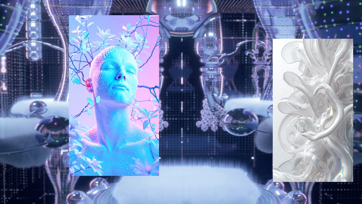 Ultramono_org's tweet photo. AVANTGARDEN: SYNTHSPA

Synthetic bodies.
Ambient regulation systems.
Virtual wellness environments.

New installation opening 28 May at Black Box Ljubljana.

IMMERSION / SPECIMENS / SUBSTRATE

https://t.co/2HYVvFXvdC https://t.co/d1tkDREDZs