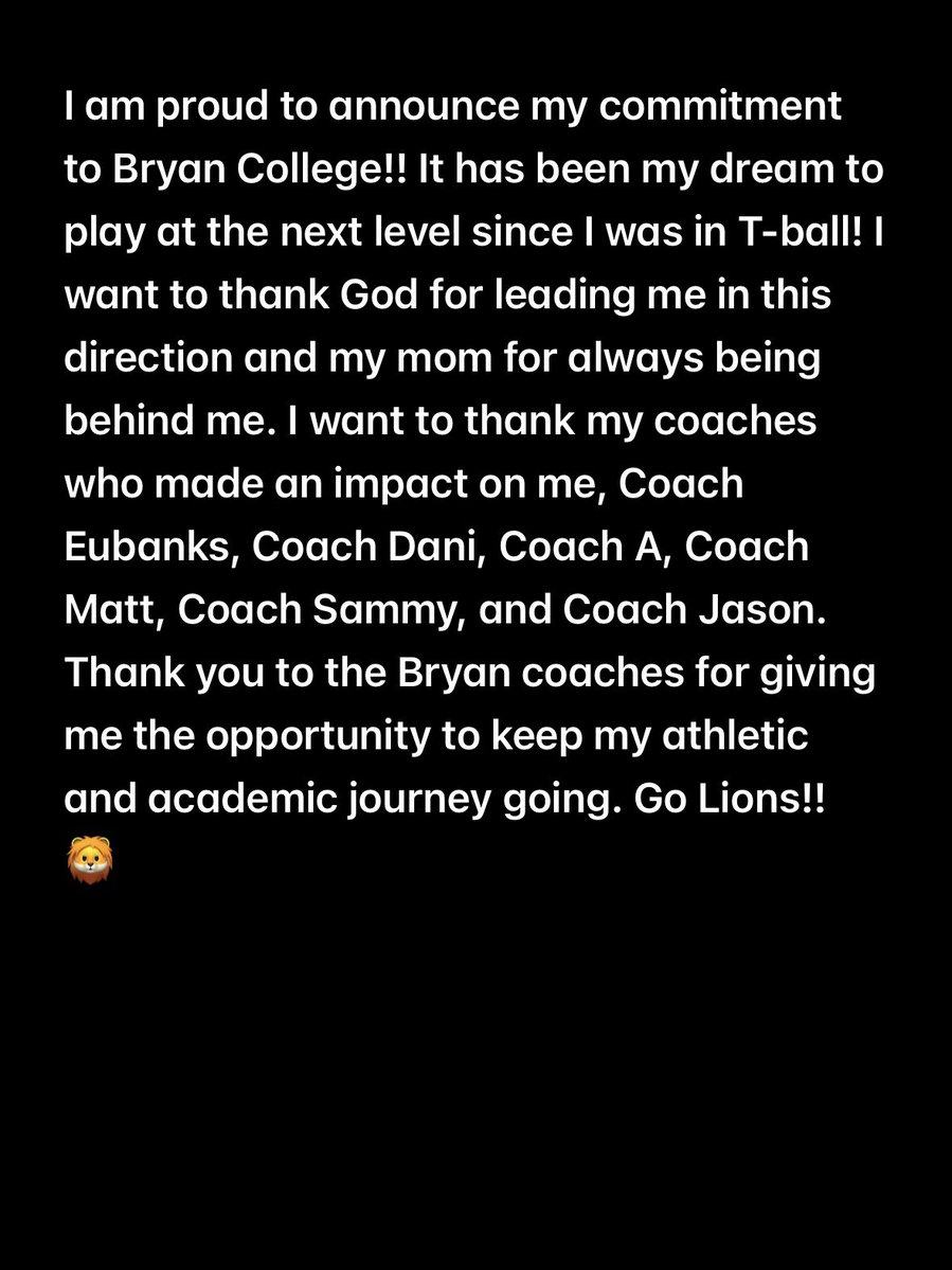 AbriannaB2026's tweet photo. Go Lions 🦁 ❤️💛!!

@Nate_BCSoftball @BCLionsSoftball @mojosowder https://t.co/BDecfwmXI7