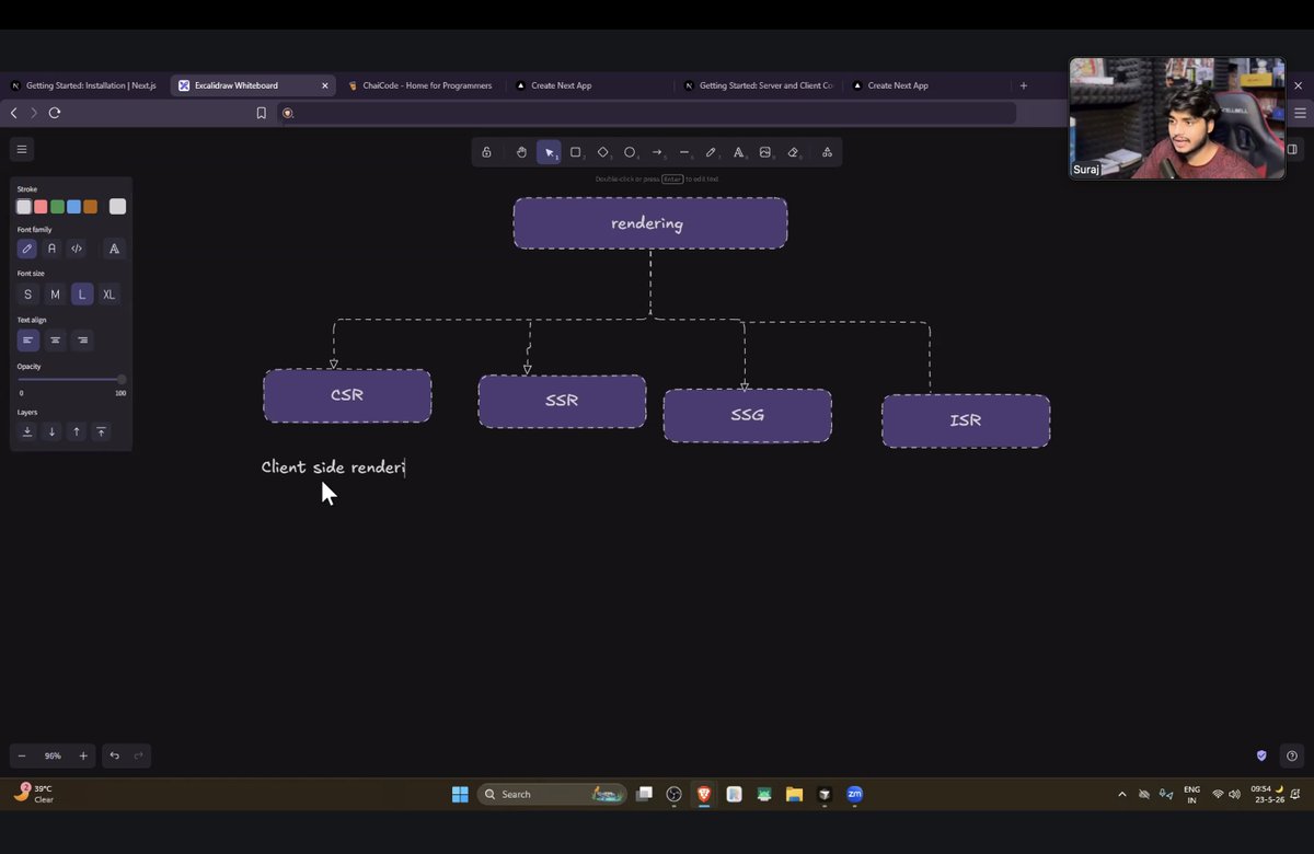 scaryonTweets's tweet photo. Starting Next.js today, a fun and great start.

Let's go, learnt a lot in such a short time.

#chaicode https://t.co/kVNIBw4YiL