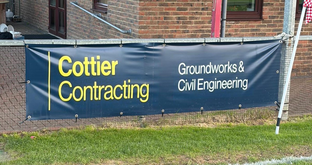 hassocksfc's tweet photo. A huge thank you to Cottier Contracting for renewing their sponsorship with the Robins 🔴⚪️

Delivering top-quality infrastructure projects across the South East, we’re delighted to continue your support heading into the new season 👏

#UTR #HassocksFC #BannersClub https://t.co/wHOOYwt4gk