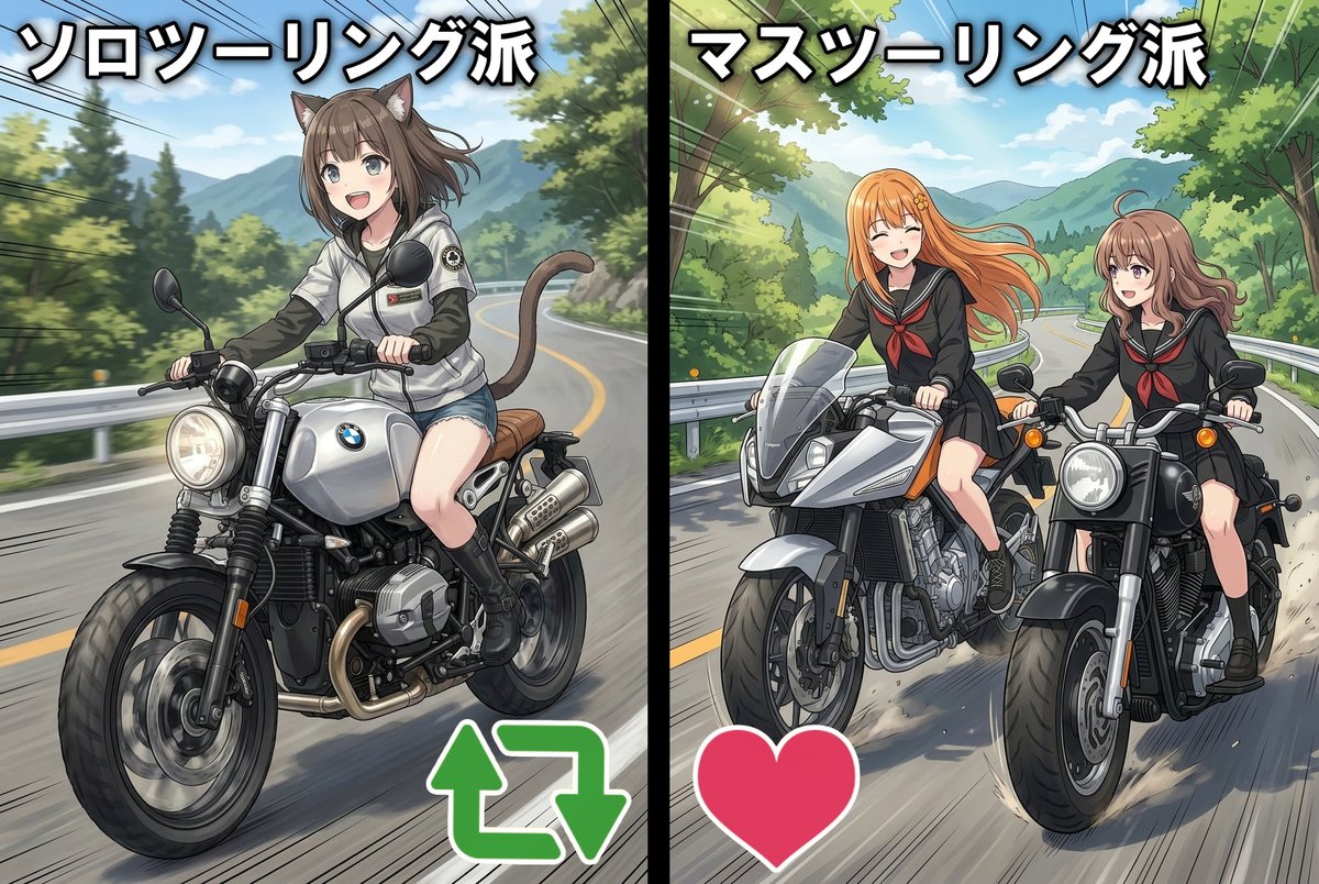 その前にメットを被りなさい、と🤣