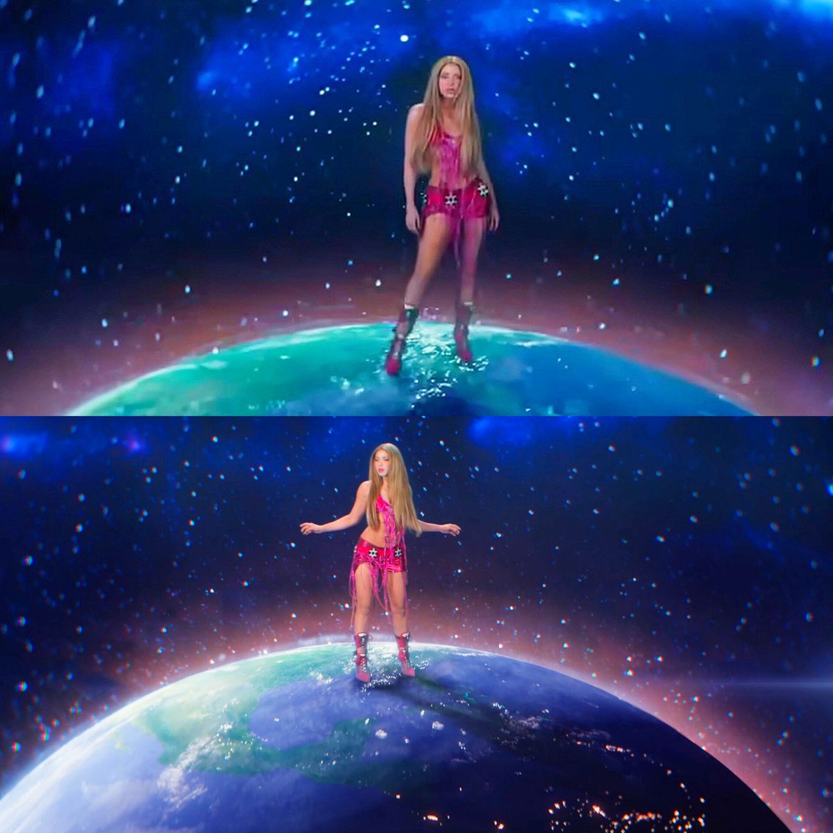 ShakGagaTop's tweet photo. Shakira dominating the world🌎👑 https://t.co/eBXWBNcsvo
