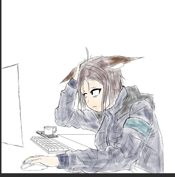 D. Draws tweet media