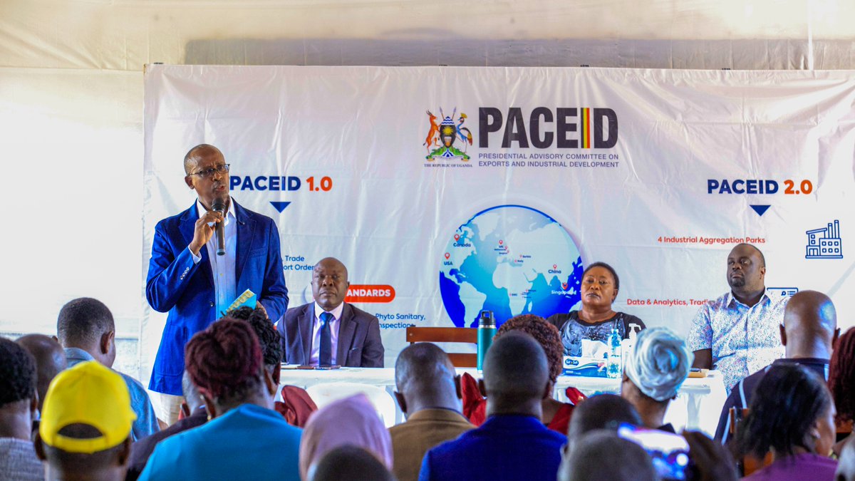 OdrekRwabwogo's tweet photo. 📍 Bugweri, during the Skilling for Industrial Development programme, I reminded leaders and young people that training must not end with certificates. Skills must lead to work, enterprise, production and income.

A skilled young person must be connected to tools, markets, standards, finance and proper organisation. That is how training becomes jobs and jobs become industrial development.

I also emphasised that the family, the classroom and the garden must work together. The family teaches values, the classroom gives knowledge, and the garden or workplace builds discipline through production.

Uganda’s future will be built by citizens who consistently produce, add value, meet standards, and supply markets. We must organise around aggregation centres, storage, management systems and market information.

I thank the Hon. Minister for the Presidency, @millybabalanda, and the MP Hon Hajj Wandera, for convening leaders and young people for this important conversation.

Skilling is not the end. It is the foundation for household income, industrial growth and Uganda’s export future.