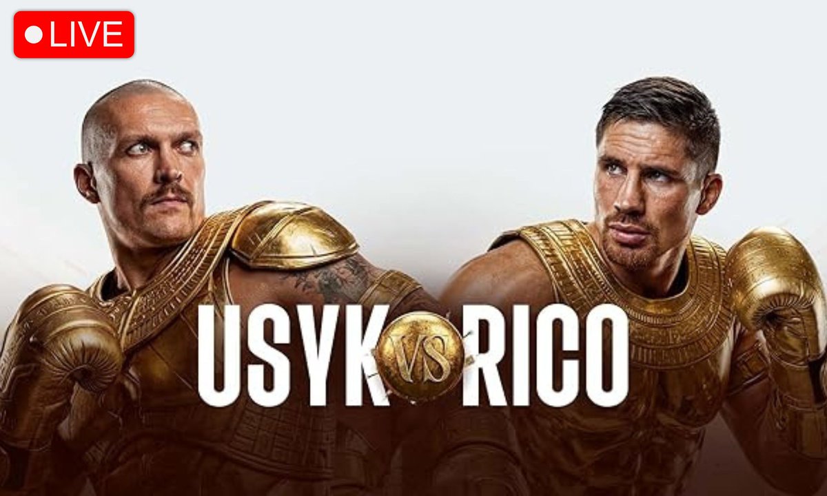 Boxing01TV's tweet photo. How to Watch Oleksandr Usyk vs Rico Verhoeven Live Stream: Boxing Pay-Per-View Live Online

iPhone /Mobil/MAC⤵️
📱https://t.co/rRaPF3pijE

📱https://t.co/rRaPF3pijE

PC/TV⤵️
📺https://t.co/rRaPF3pijE

📺https://t.co/rRaPF3pijE

Streams Boxing Free TV ⬆️ https://t.co/GEAgRQZwsc