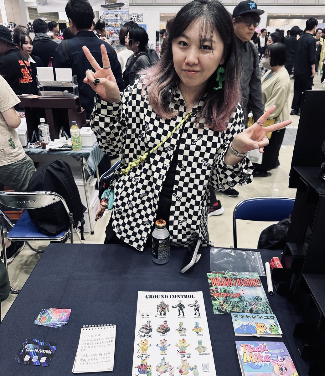 GROUND___CTRL's tweet photo. デザインフェスタ63に到着しました😎 東京の皆さん、本当に温かく迎えてくれました！

明日は展示会の最終日です。午前10時から正午まで、ブースN248でお会いできるのを楽しみにしています！🥳
#GROUNDCONTROL
#DESIGNFESTA https://t.co/bPQGjr5Ud2