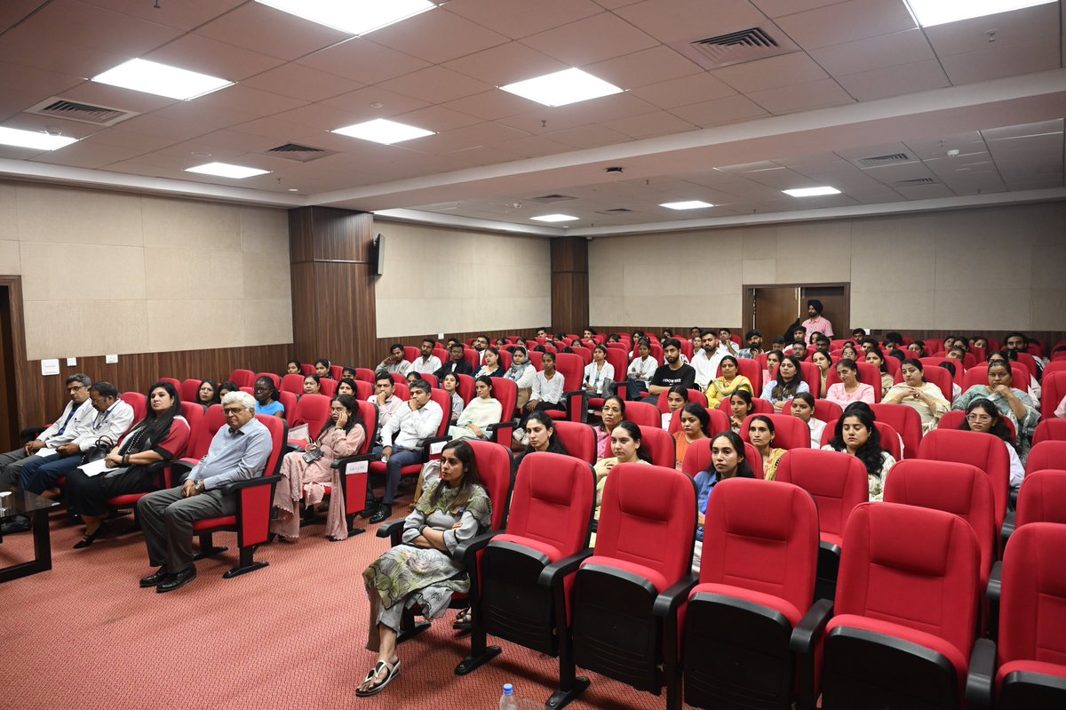 HBCHRC_Punjab's tweet photo. Patient navigation is that support system which guides, facilitates and helps patients continue their treatment journey."
@docgulia, Director, @HBCHRC_Punjab, said, "Cancer treatment is not just surgery, chemotherapy or radiation. Holistic care means ensuring that patients and https://t.co/0kuAtVkGWk