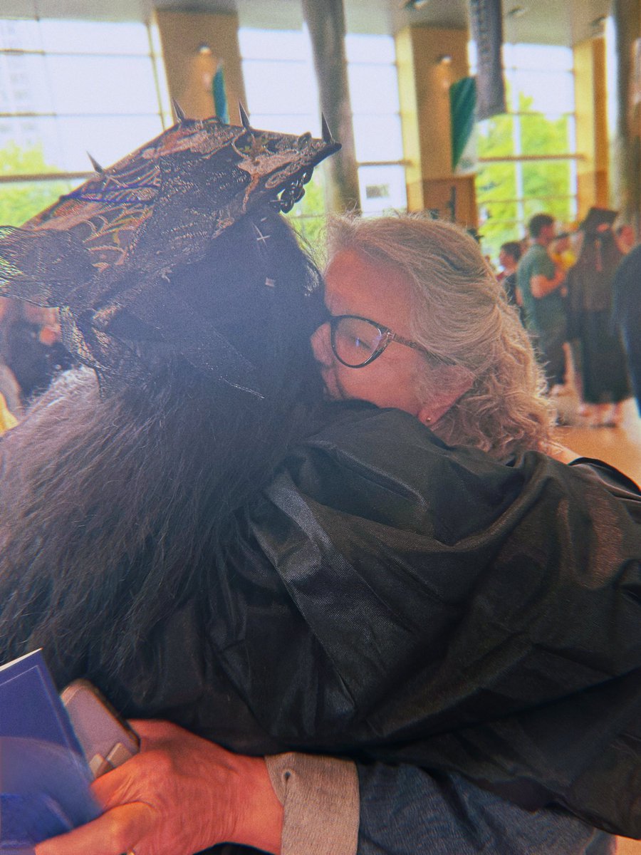PartTimeGoth666's tweet photo. First degree & certificate with high honors: FINISHED !!! 🥹✅  

It feels incredibly surreal to finally reach this milestone and goal, and to be on my path as a force for good in the medical world. The ceremony was so sweet and inspiring, the sense of camaraderie & shared excited nerves with my grad class, the sharing of stories & fixing caps as we shuffled in line waiting, and just seeing & hearing all the families and graduates from so many walks of life congregated to celebrate really warmed my soul (and almost got me to cry multiple times but a diva & her makeup persevere😭). 

Having some of my family there made it that much sweeter, too, especially considering our history and that journey in conjunct with my education and how intertwined & far from normal they were, to say the least. Being the first in my immediate family to graduate feels wild as well, and I can only hope I made them proud. It feels that way, at least. Being the literal black sheep in the family gets to ya girl sometimes🥲 LMAO. 

I’m so excited to see myself grow over the next few years both professionally and personally, the specialty in which I end up most passionate to pursue, and the impact I can make in my community now and onwards. 
Next stop, starting part time in the hospital to get some experience, buckling down on learning Spanish again, & then nursing school to follow soon!! 🥳 wooohoooo! 

But for now? I’m focusing on my health, connecting with friends, streaming more, and allowing myself to bask in my accomplishments for once without shame!! Shout out to all my fellow 2026 grads, and to anyone else in the midst, you are seen and you got this!! 
We got this!!! Thank y’all 🙂‍↕️🖤