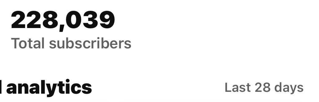 uzair413's tweet photo. We are at 228k subs now https://t.co/EMdJNzFRD0