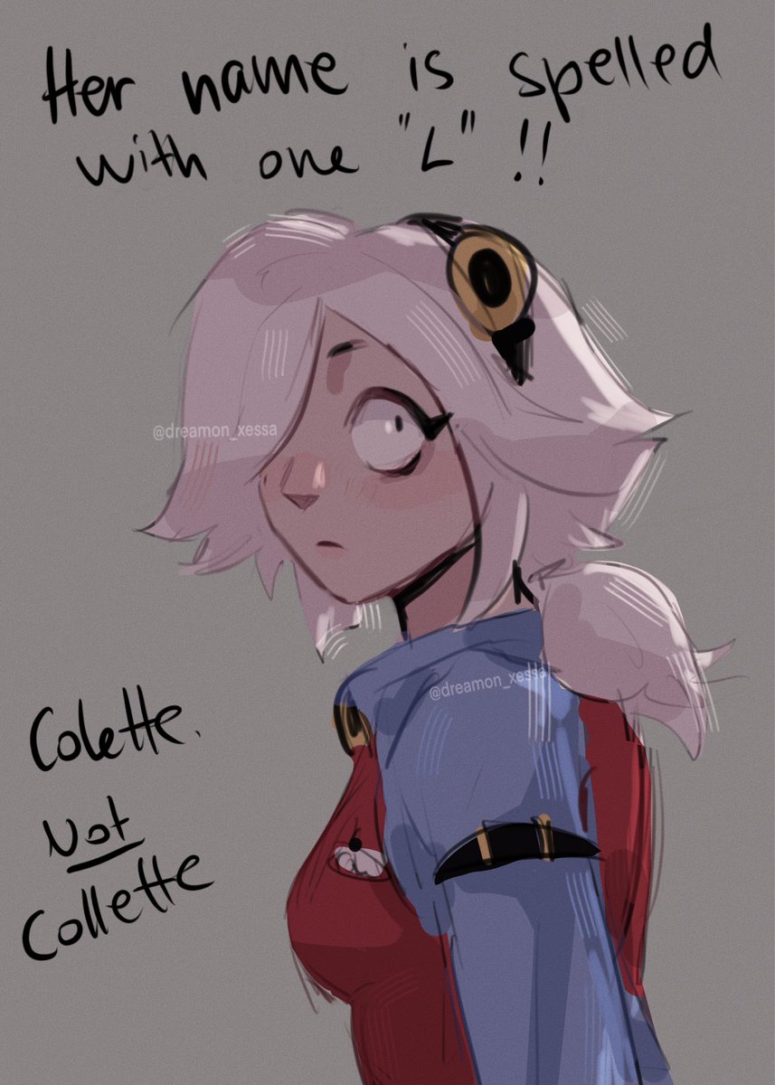 dreamon_xessa's tweet photo. I’ve noticed that some of you spell Colette’s name wrong 

#brawlstars #colette #fanart https://t.co/5OwHQ5G3CI