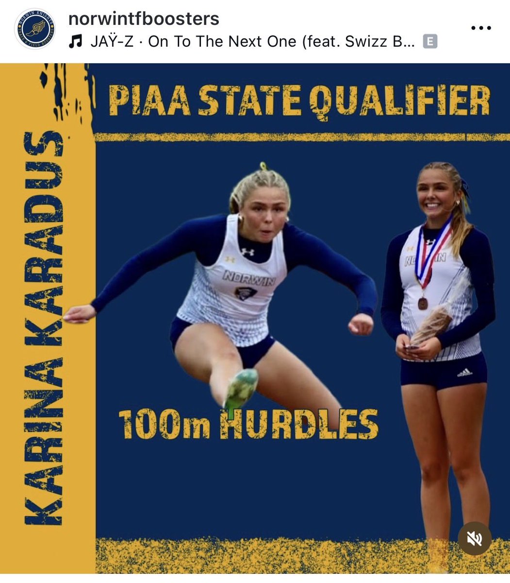 NorwinTrack's tweet photo. Congrats to Hurdle Squad for wrapping up a dominant year in hurdles with a great state meet. Great career for Jerry and Ty and Karina will be back here next year! https://t.co/4kfh8UFP6A