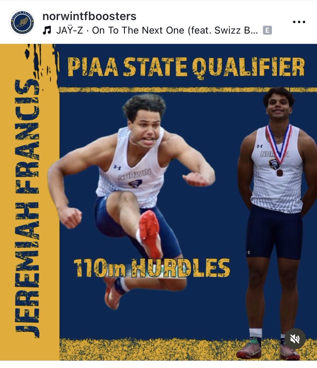 NorwinTrack's tweet photo. Congrats to Hurdle Squad for wrapping up a dominant year in hurdles with a great state meet. Great career for Jerry and Ty and Karina will be back here next year! https://t.co/4kfh8UFP6A