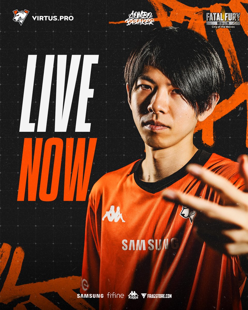 virtuspro's tweet photo. Now @koyoiGUREN is in, max focus on 🔒

#FatalFury #GOGOVP https://t.co/l3NsdRI7my