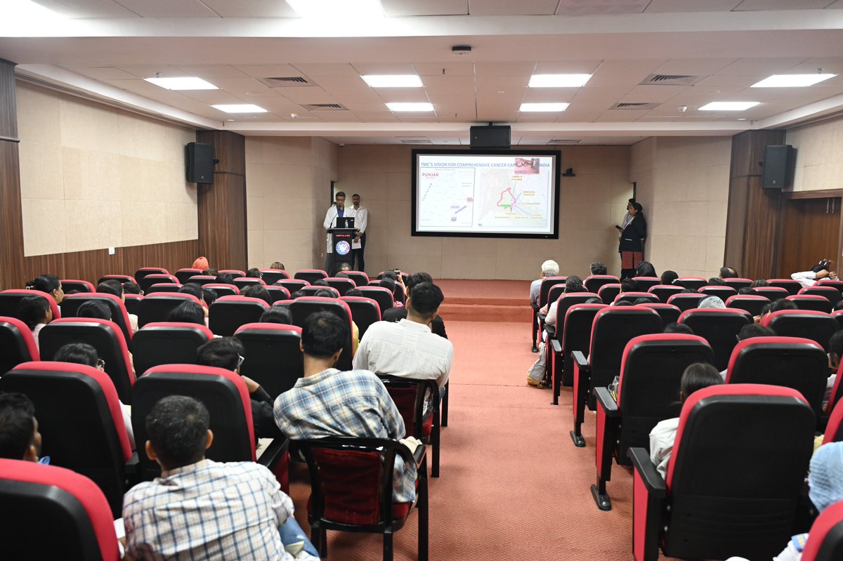 HBCHRC_Punjab's tweet photo. Patient navigation is that support system which guides, facilitates and helps patients continue their treatment journey."
@docgulia, Director, @HBCHRC_Punjab, said, "Cancer treatment is not just surgery, chemotherapy or radiation. Holistic care means ensuring that patients and https://t.co/0kuAtVkGWk