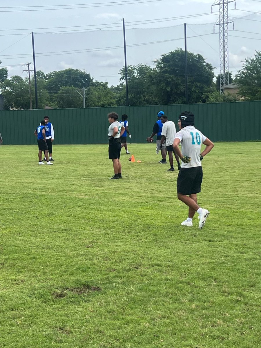 MolinaFootball's tweet photo. Semifinal bound. Dallas Molina vs. Mansfield Legacy Red. The Coach Williams 7on7 Classic just got real. #BuiltDifferent #7on7 #ProtectTheDen 
@Molina_Jaguars @Coachbru3 @dallasathletics https://t.co/czSH4Fp1D6