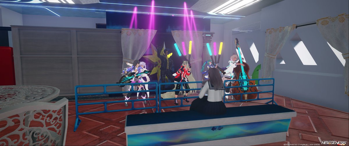 typehisa's tweet photo. AICコピペバンドしてたら、ご本人様登場！
…やっぱノリが楽しい…！

＃PSO2NGS
#PSO2NGS_SS https://t.co/UB68Yd4yDu